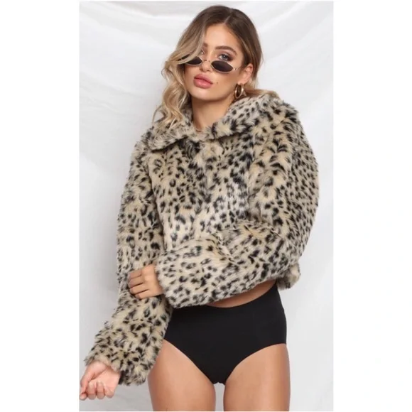 2X H P* Seven Wonders Femme Leopard Coat S. 10 $130‎ - Picture 5 of 8